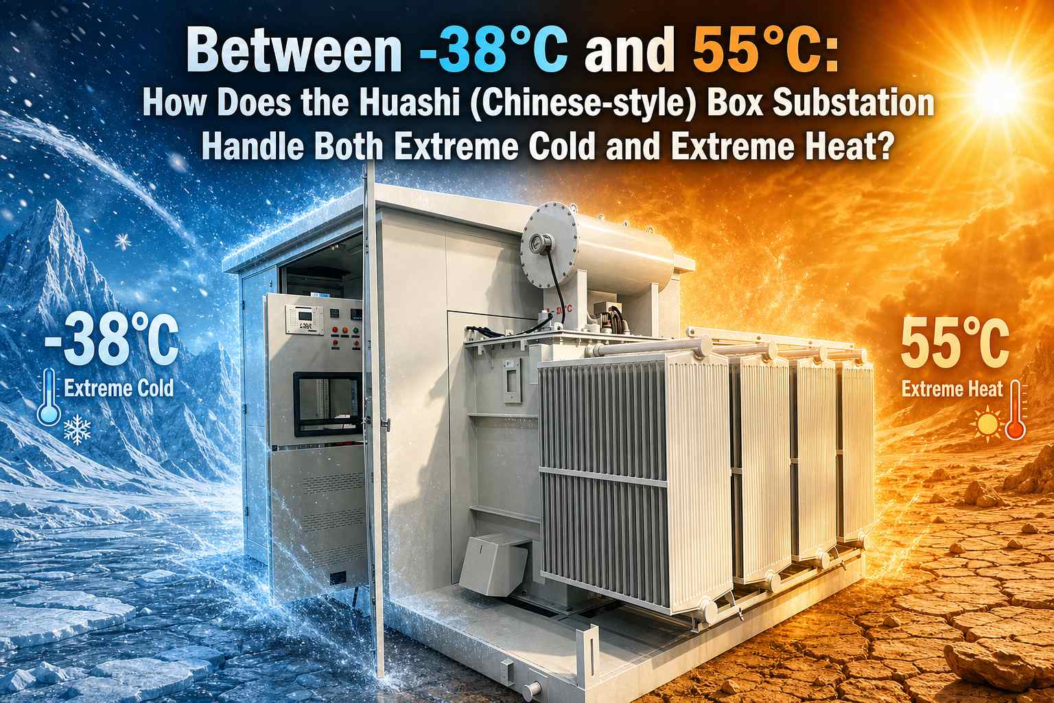 -38°C এবং 55°C এর মধ্যে: হুয়াশি (চীনা-শৈলী) বক্স সাবস্টেশন কীভাবে করে